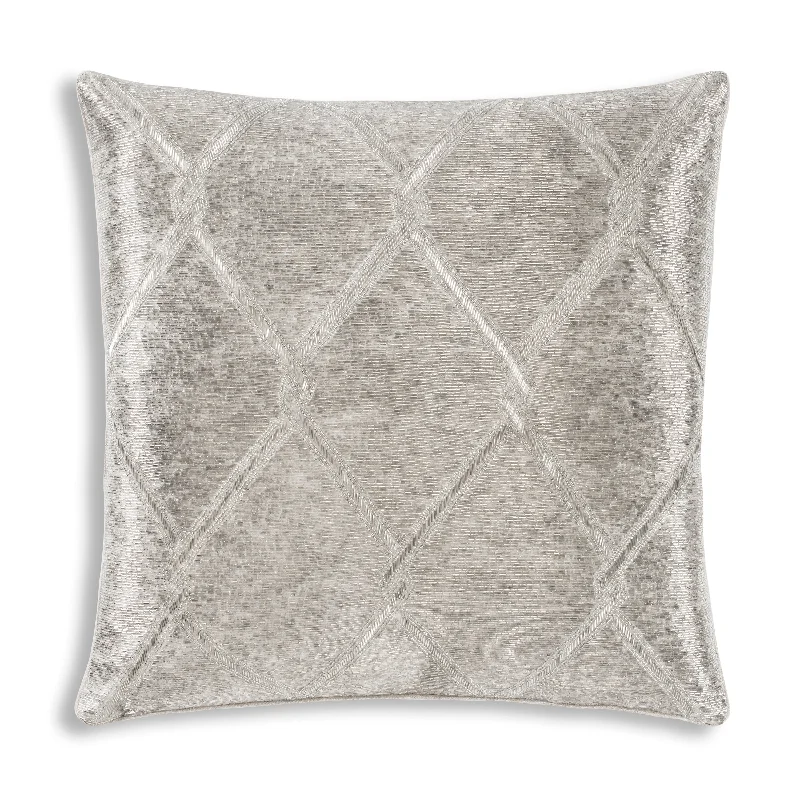 Akai Silver Beaded Pillow