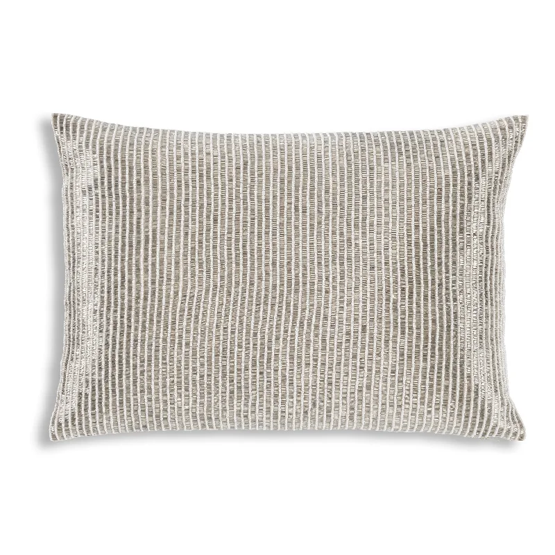 Akai Silver Beaded Pillow