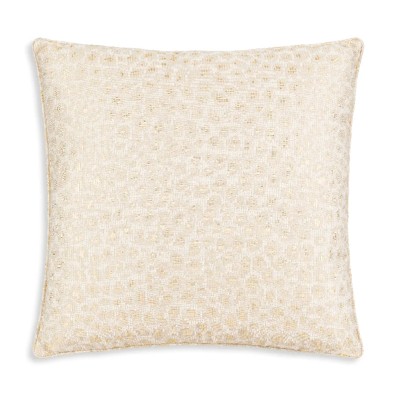 Asher Ivory Gold Pillow