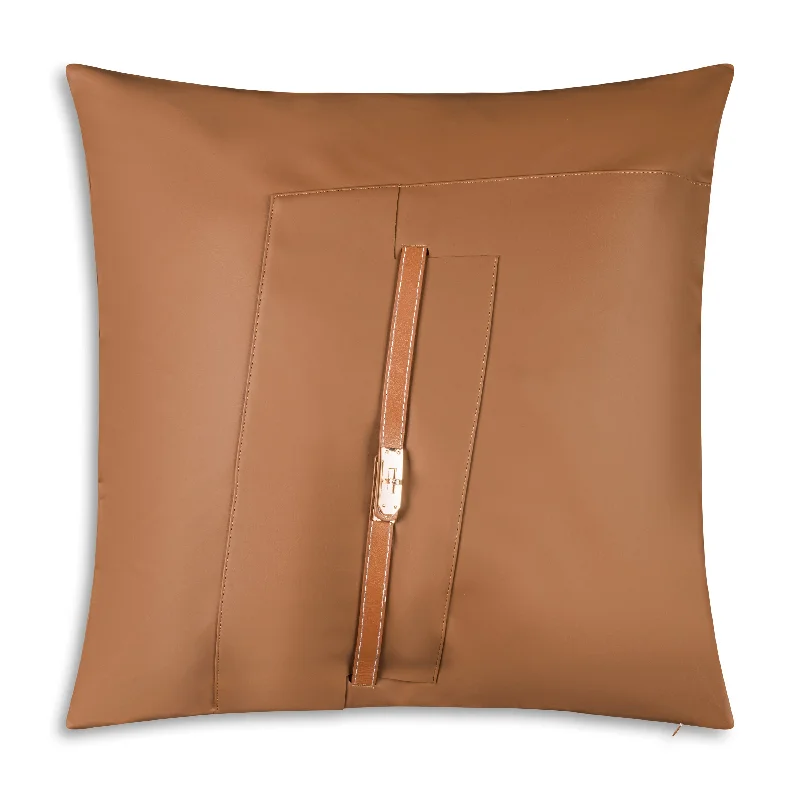 Atlas Coffee Buckle Pillow