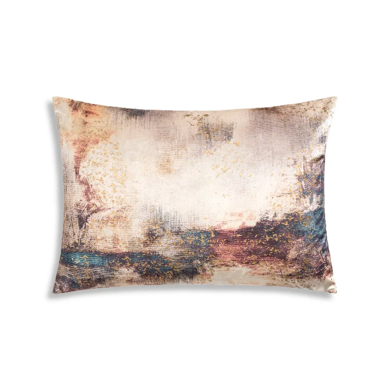 Fawn Digital Print Multi Color Velvet Pillow