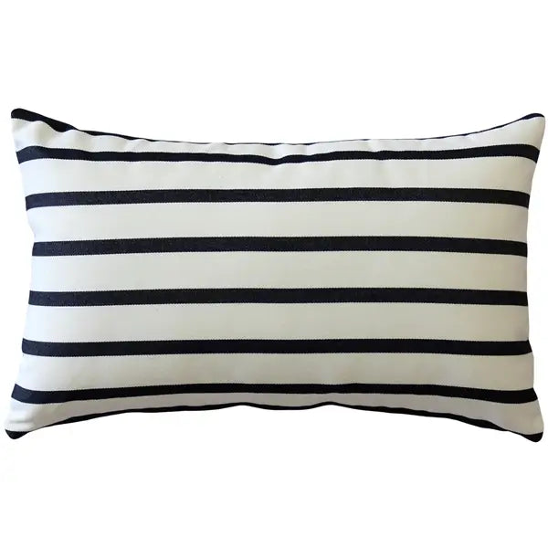 Lido Stripe Sunbrella Outdoor Lumbar Pillow