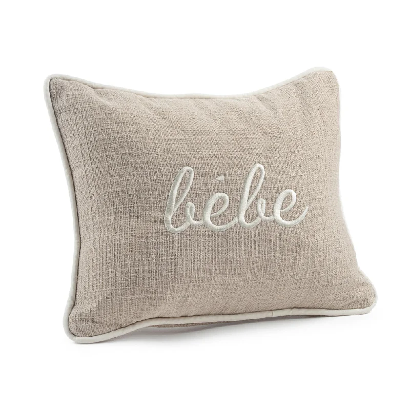 Linsen Taupe Bebe Boudoir Pillow