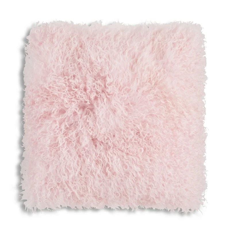 Luna Pink Fur Pillow