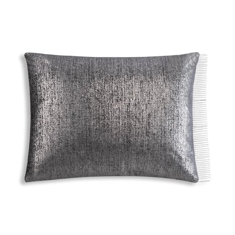 Maya Charcoal Velvet Pillow