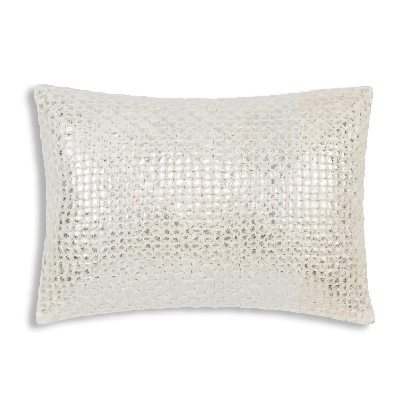 Mica Gold And Silver Pillow