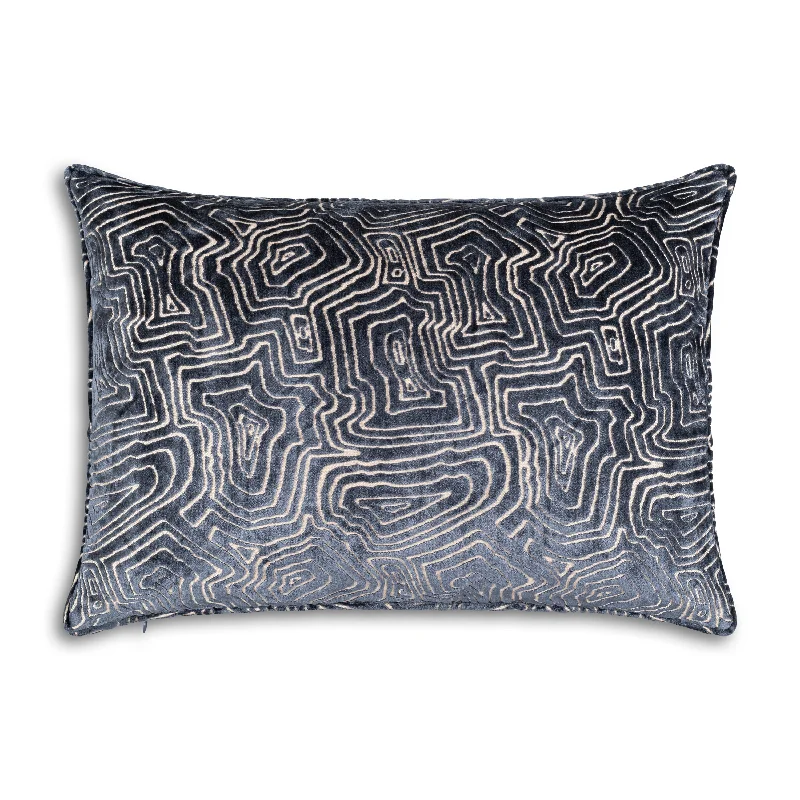 Nala Geometric Charcoal Pillow