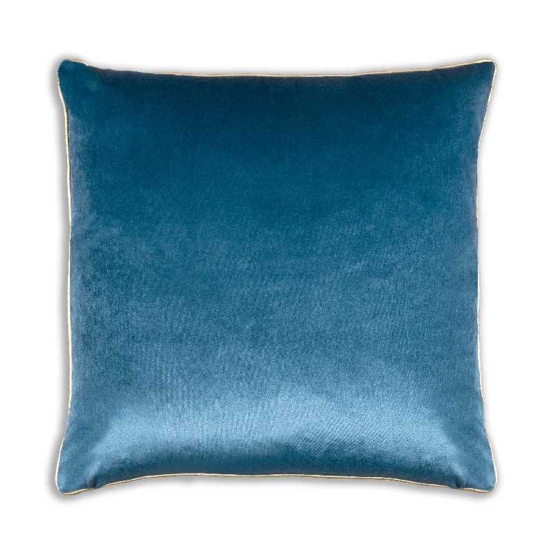 Noah Navy Gold Velvet Pillow