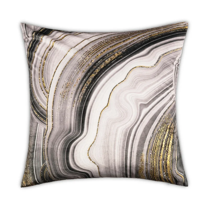 Noor Black And Gold Pillow