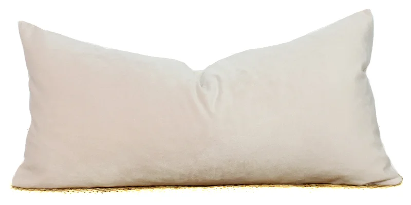 Pink Velvet Pillow | Blush | Velvet Lumbar