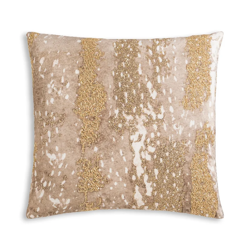 Sayra Stone Gold Pillow