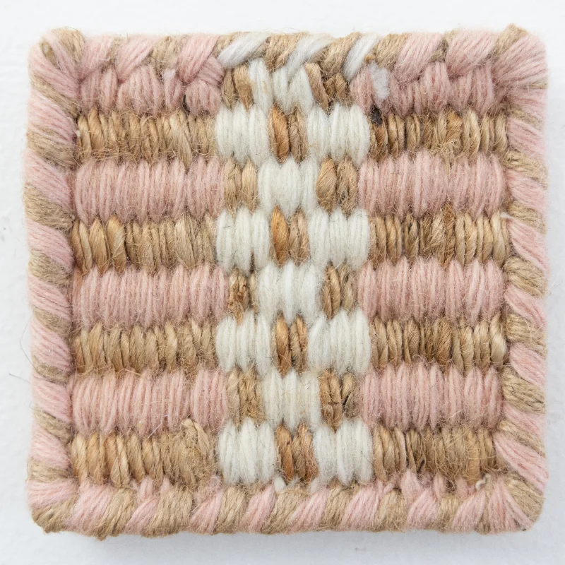 Blush Jute & Wool Combo Rug Sample