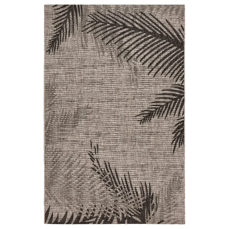 Captiva 81016BEL Beige/Black Rug