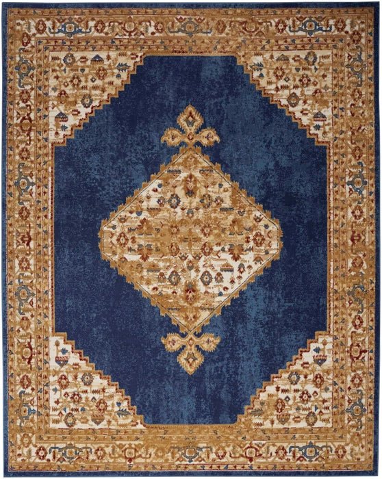 Grafix GRF43 Navy/Gold Area Rug