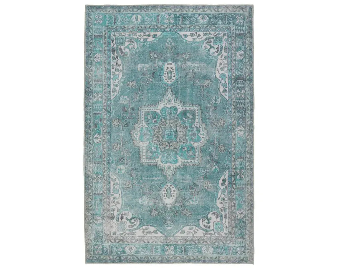 Harman HBL05 Turquoise/Pastel Green Rug