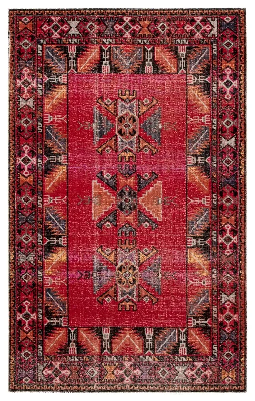 Polaris POL19 Red/Black Rug