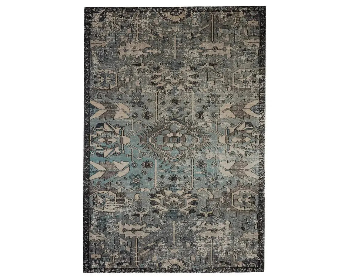 Polaris POL26 Light Blue/Grey Rug