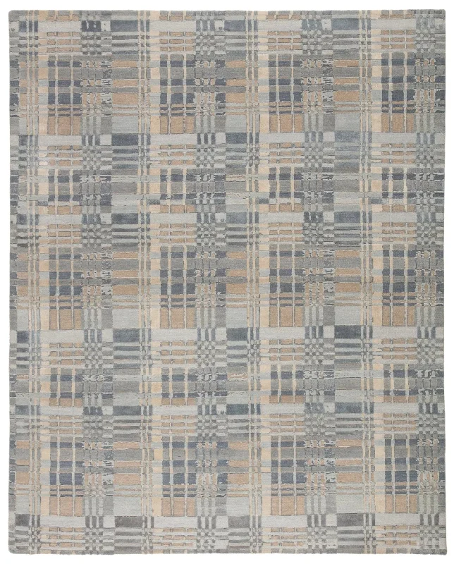 Reconnext By Jenny Jones RJJ07 Light Blue/Beige Rug