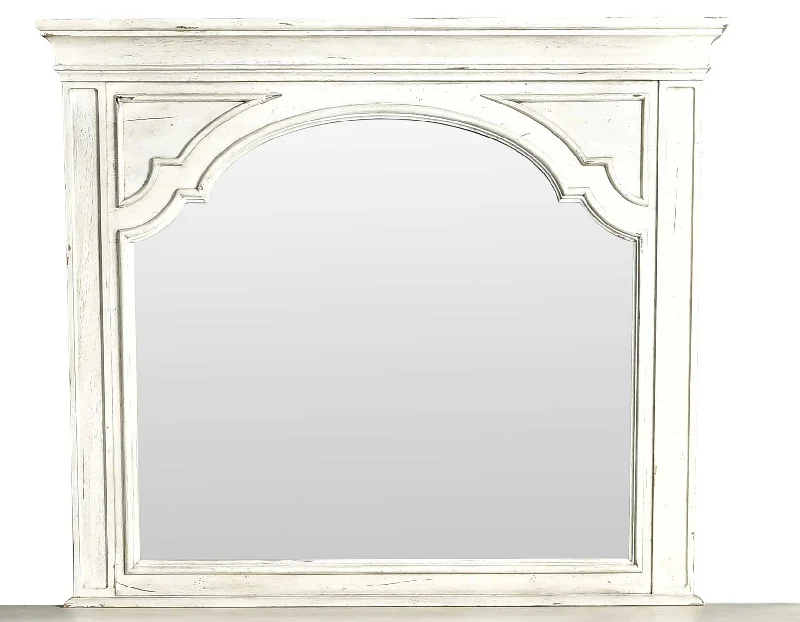 Highland Park Mirror, Cathedral White