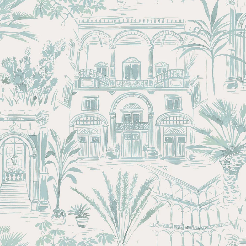 Coastal Green Toile