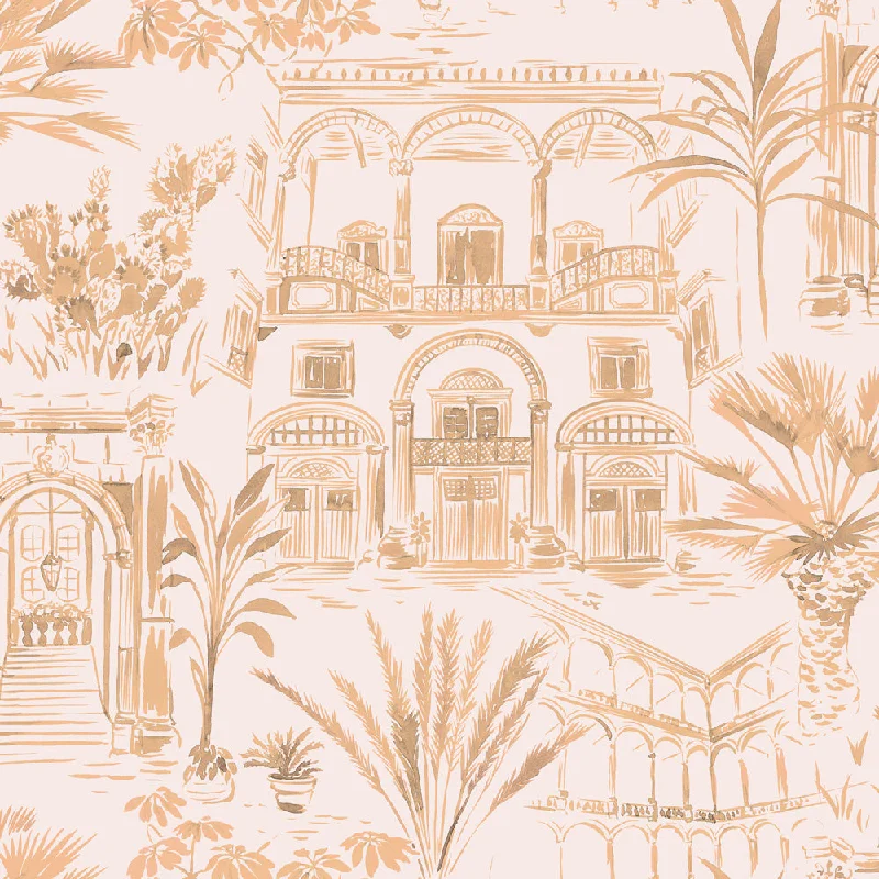 Coral Toile