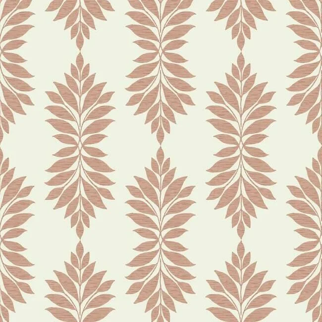 Broadsands Botanica Wallpaper in Coral from the Water's Edge Resource Library