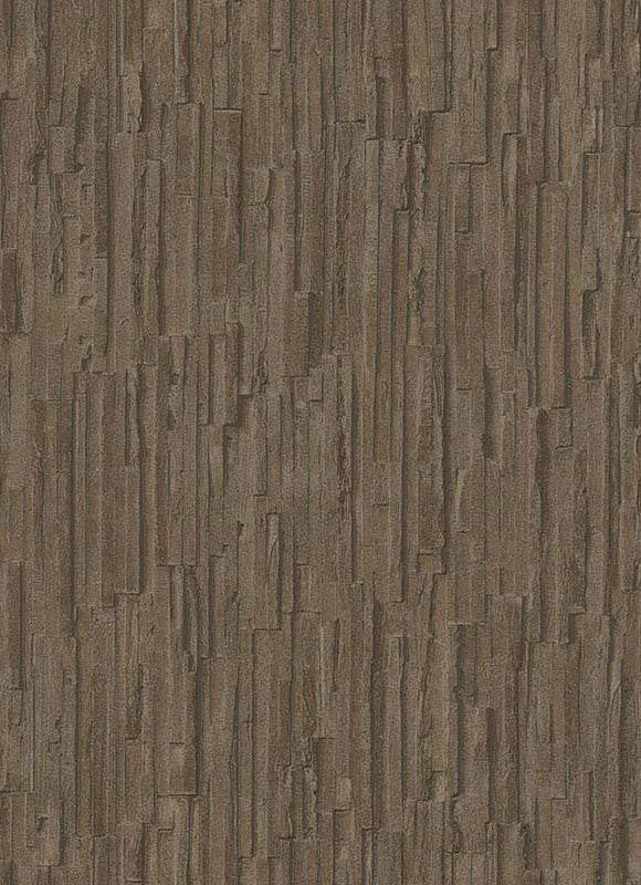 Brooke Faux Bark Wallpaper in Brown design by BD Wall