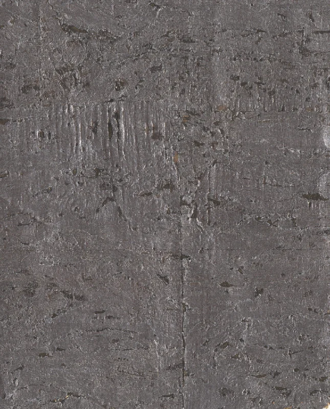 Cork Wallpaper in Silver from the Industrial Interiors II Collection