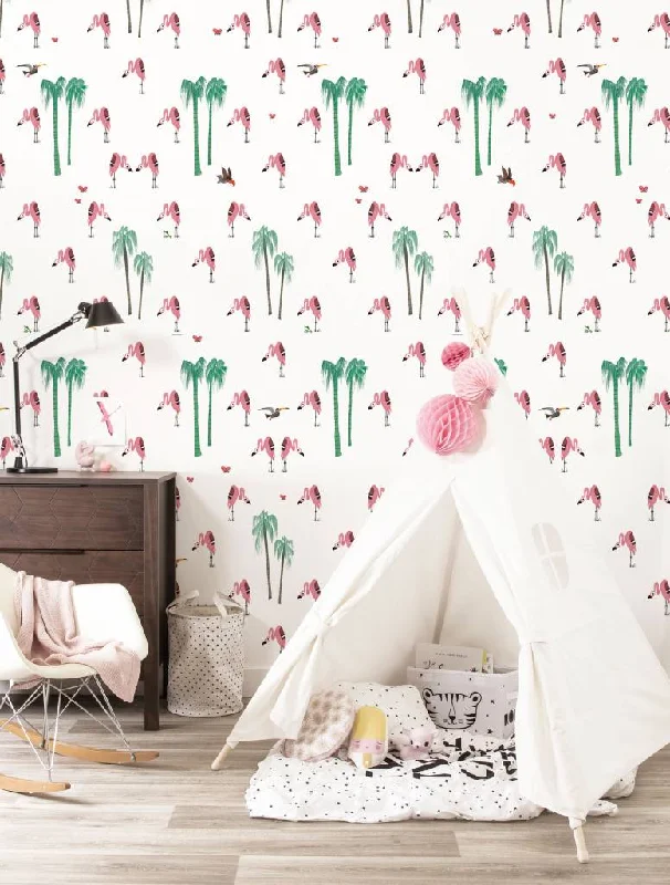 Flamingo Kids Wallpaper by KEK Amsterdam