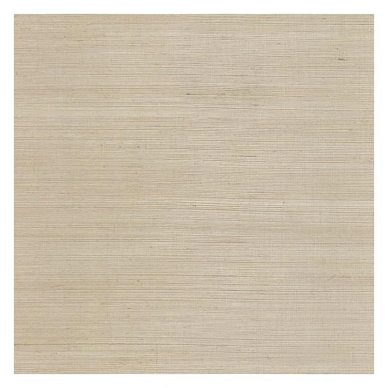 Grasscloth Wallpaper in Light Beige Swatch