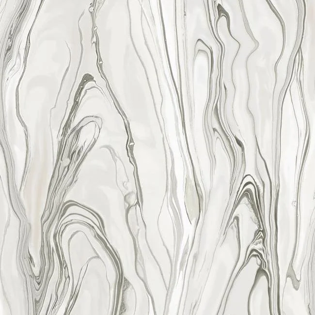 Liquid Marble Wallpaper in Tan from the Impressionist Collection