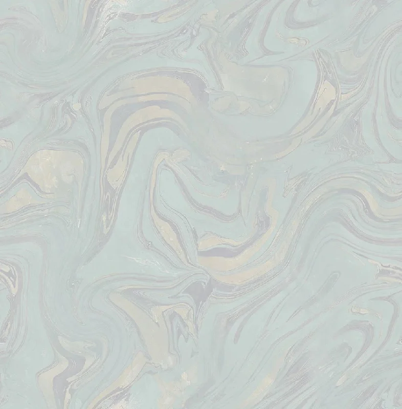 Petra Wallpaper in Turquoise from the Sanctuary Collection