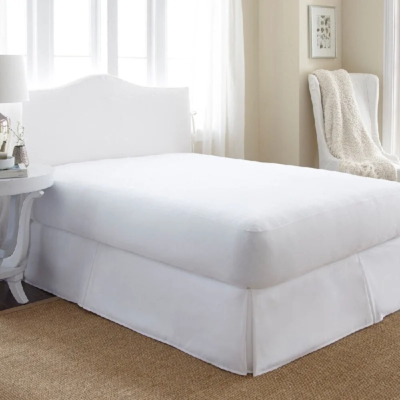 Becky Cameron Waterproof Terry Cotton Top Mattress Protector - White