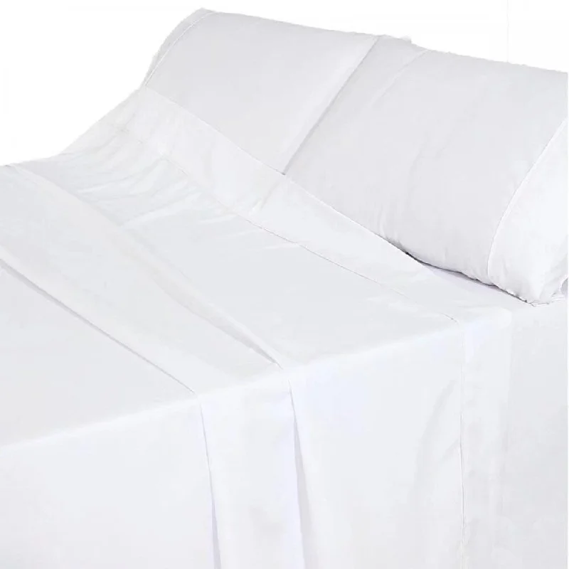 Full Size Bed Sheet Set Brushed Microfiber Sheets Bedding 4 Piece