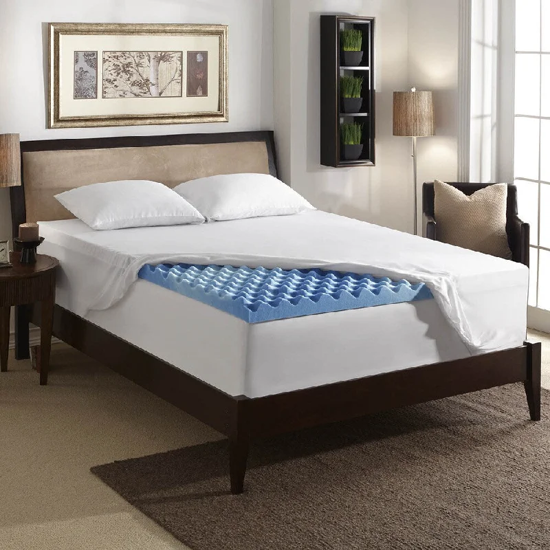 Gel Memory Foam 3-inch Mattress Topper with Cover