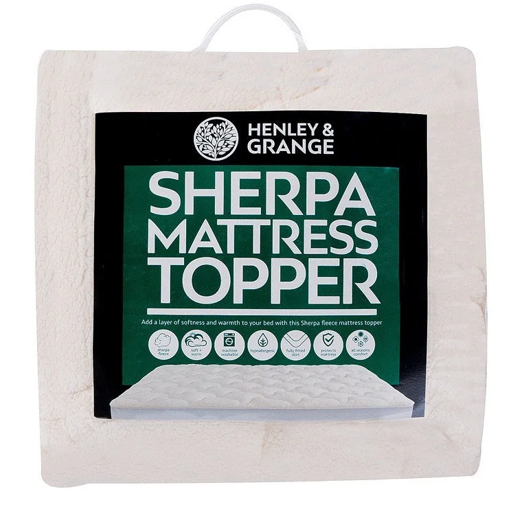 H&G Sherpa Mattress Topper, King