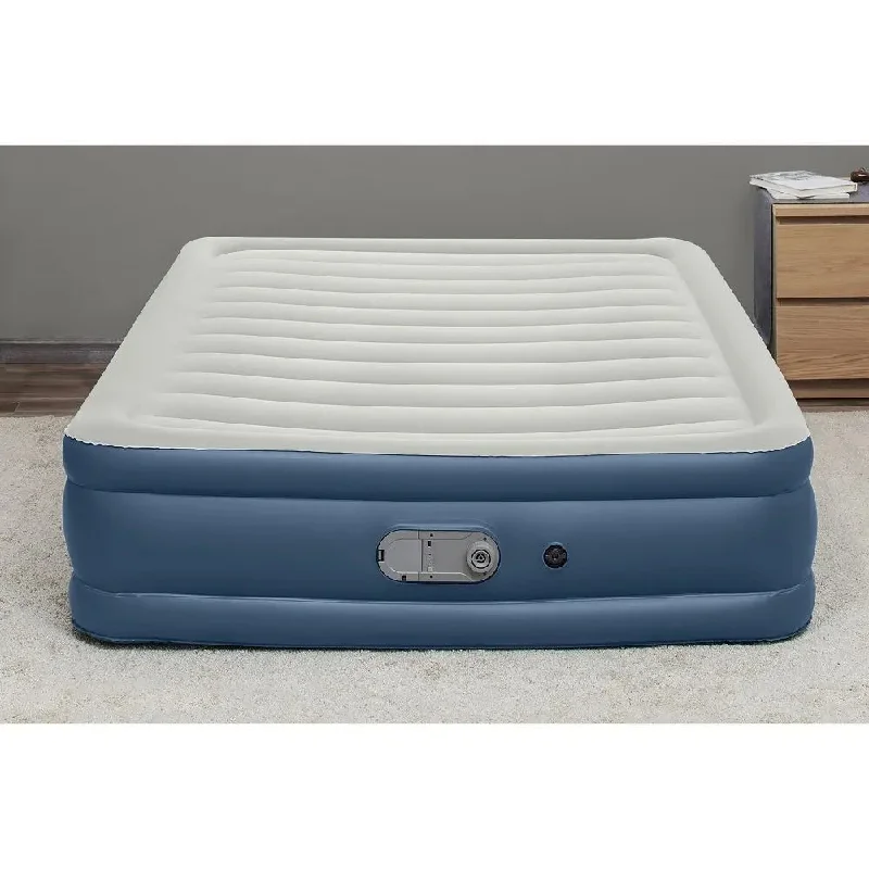 Open Box - Sealy AlwayzAire Air Mattress Queen with Built-in Dual Pump