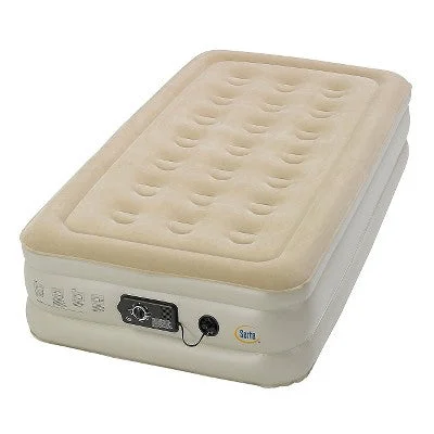 New - Serta Comfort Air Mattress with Electric Pump - Double High Twin