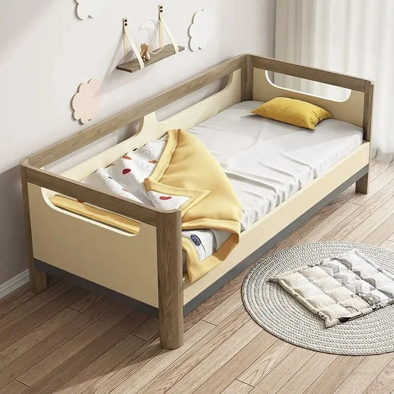 Wooden Storage Bed with Mattress