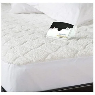 Biddeford 5300-9051128-100 Quilted Sherpa Electric Heated Mattress Pad Twin - White