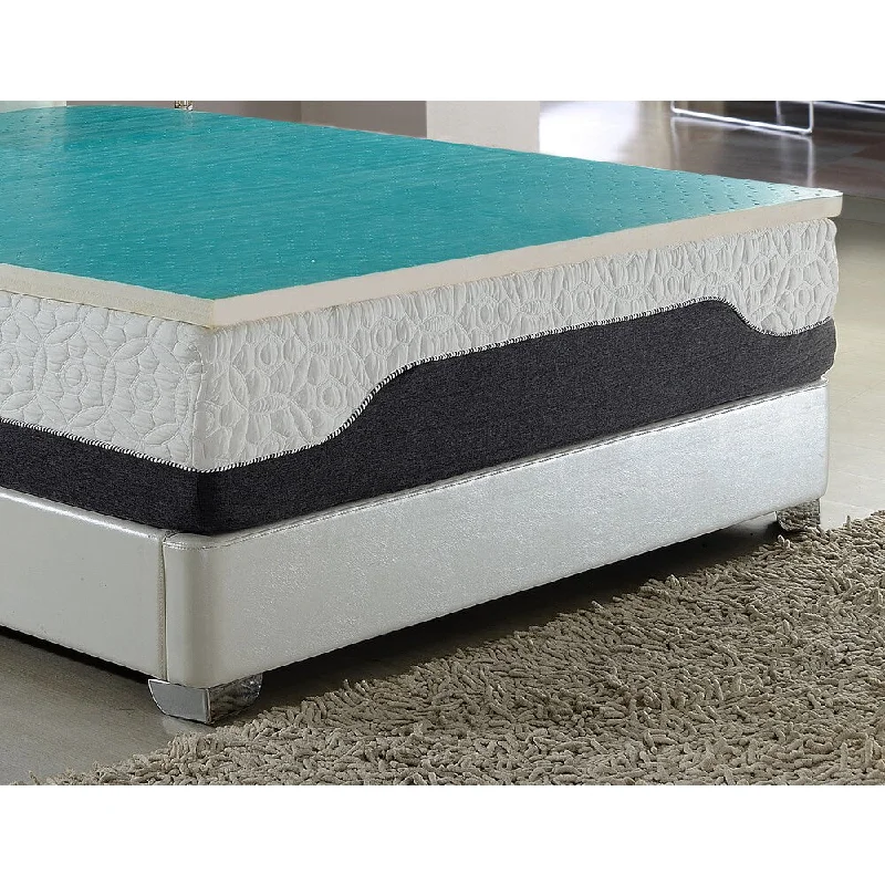 Gel Layer 2-inch Latex Mattress Topper