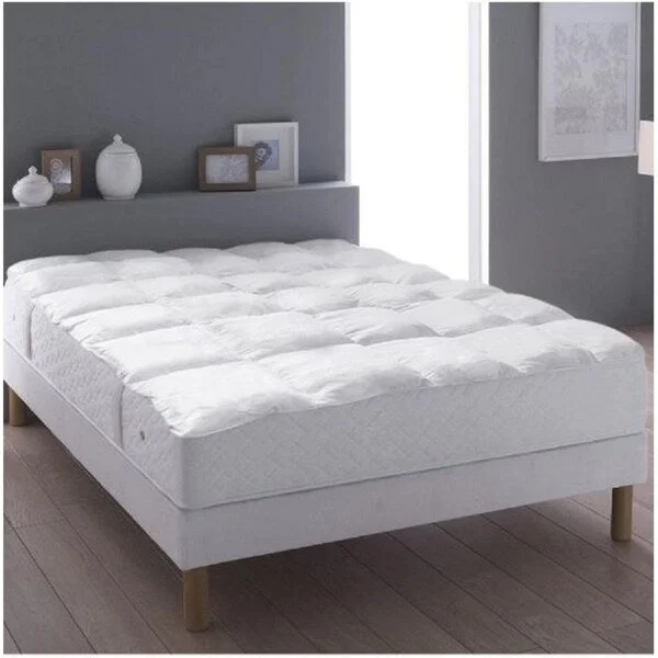 W-Home Mattress Feather Topper - White