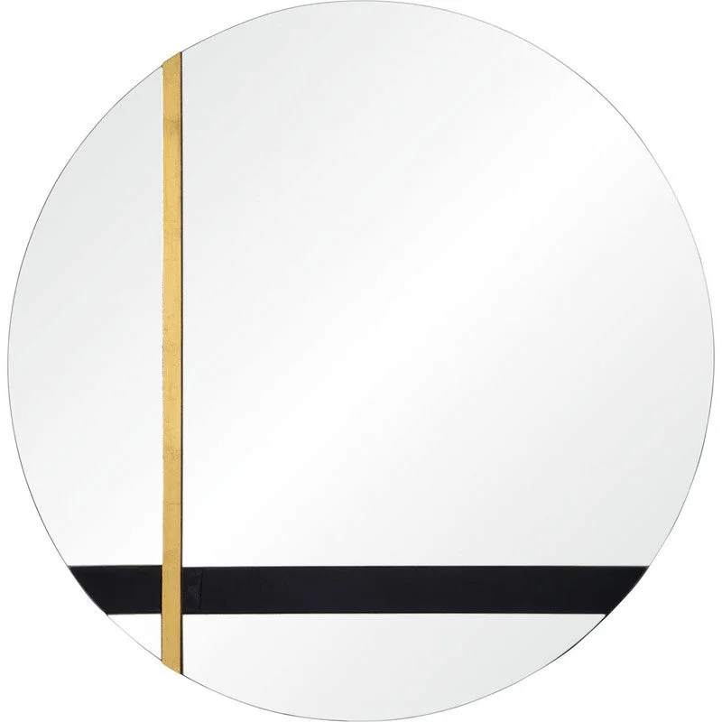 Bridgeport Mirror - Gold Leaf/Black