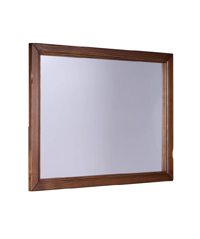 Camila Mirror - Rustic Brown