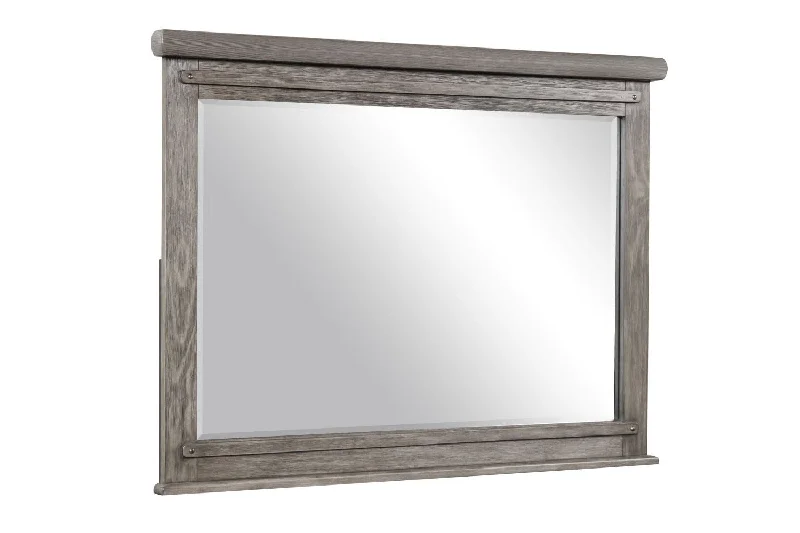 Dahlia Mirror - Grey