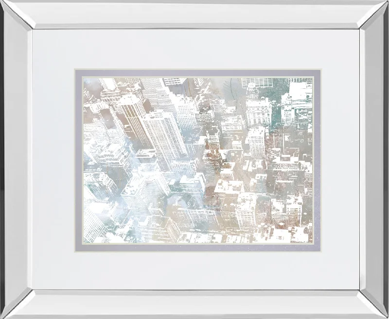 Empire View I Mirror Framed By DanMeneely - Pearl Silver