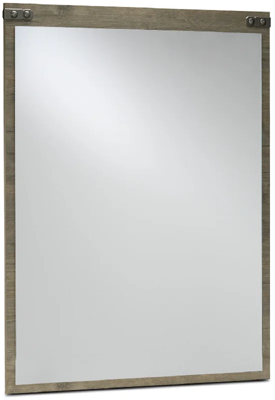 Gramado Mirror - Weathered Oak