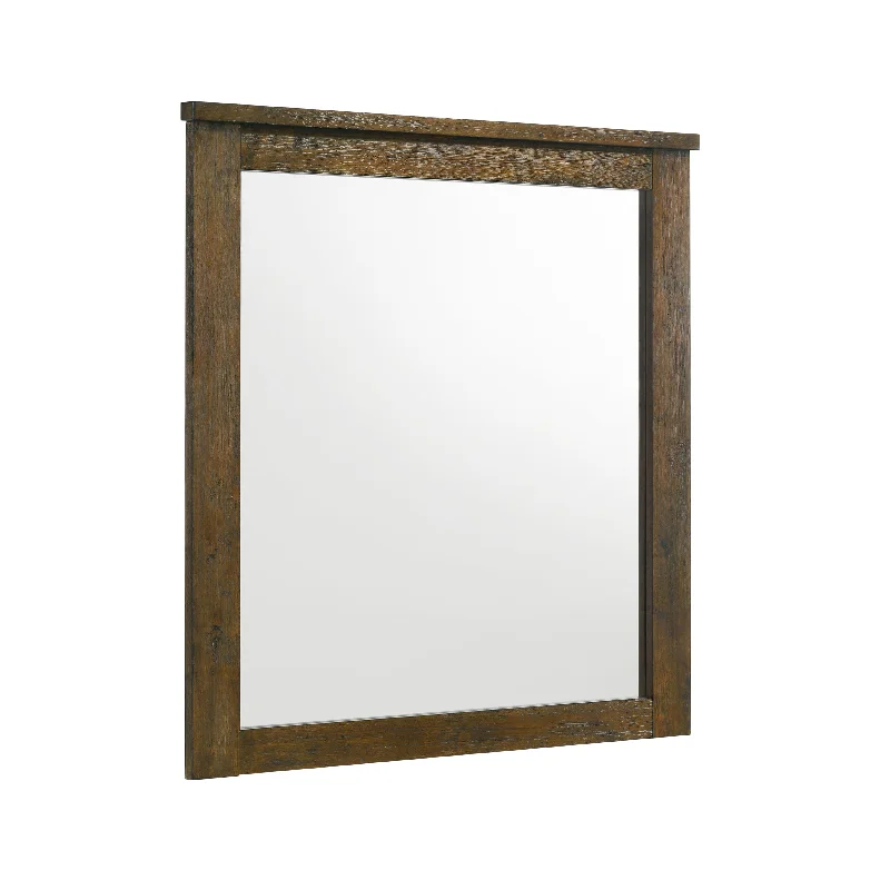 Manor Mirror - Dark Oak