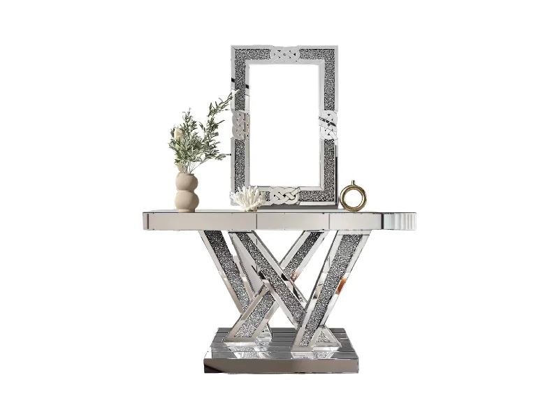 MIRROR CONSOLE TABLE SET (PICK UP AT STORE ONLY)