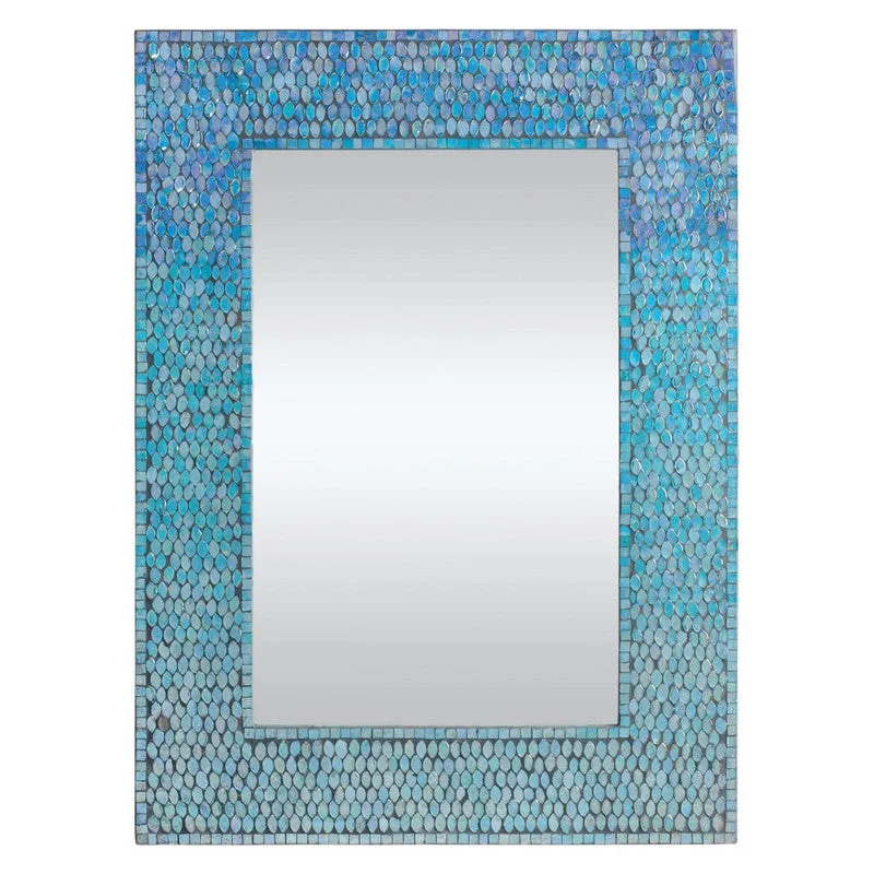 Reagan Mirror - Mosaic Blue